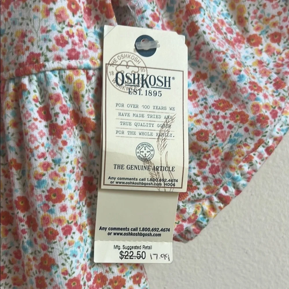 OshKosh B'gosh Floral Baby Outfit dress and bloomers